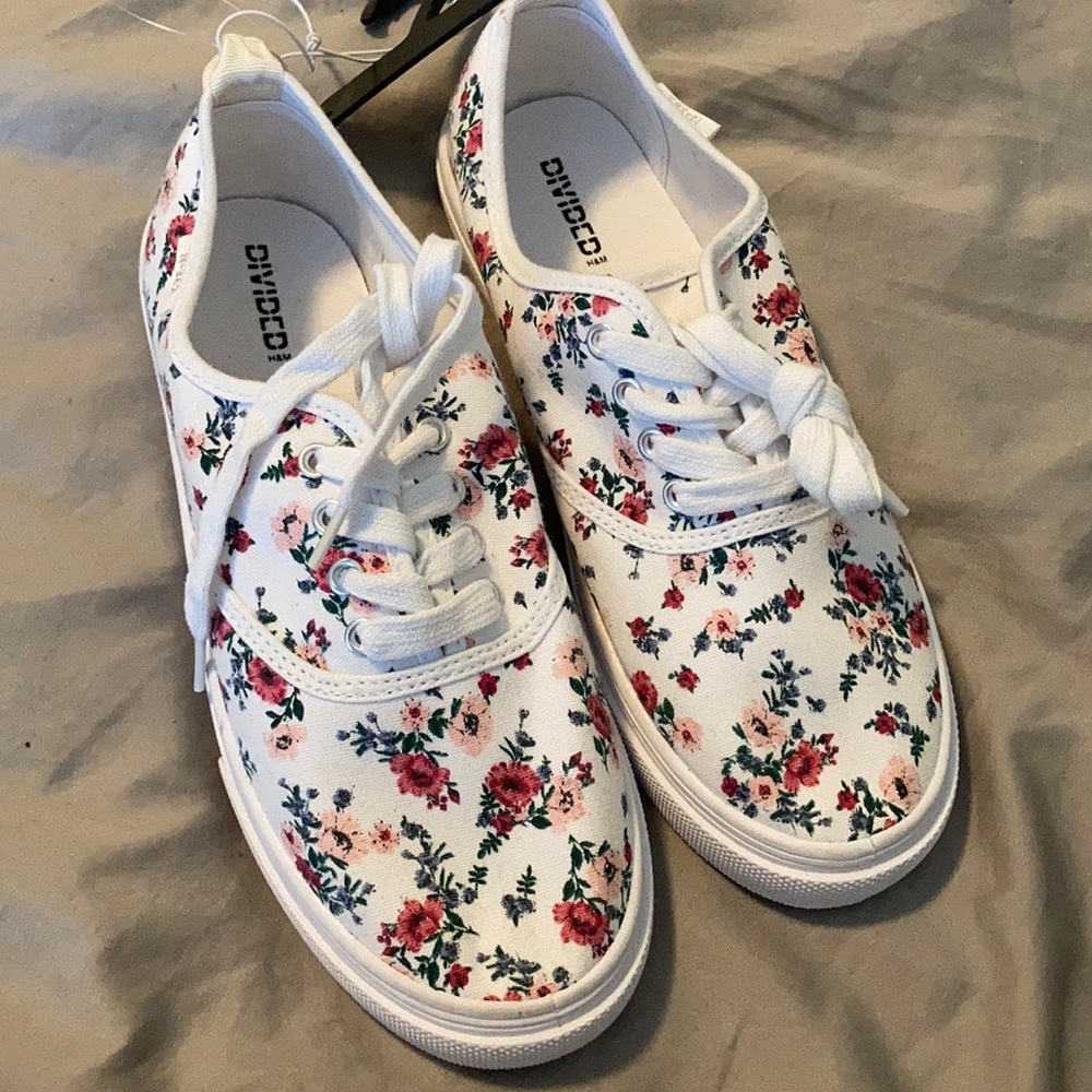 H&M Floral Sneakers *NWOT*